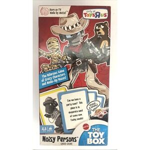 Mattel The Toy Box Noisy Person Card Game Toys R Us Hilarious Crazy Characters